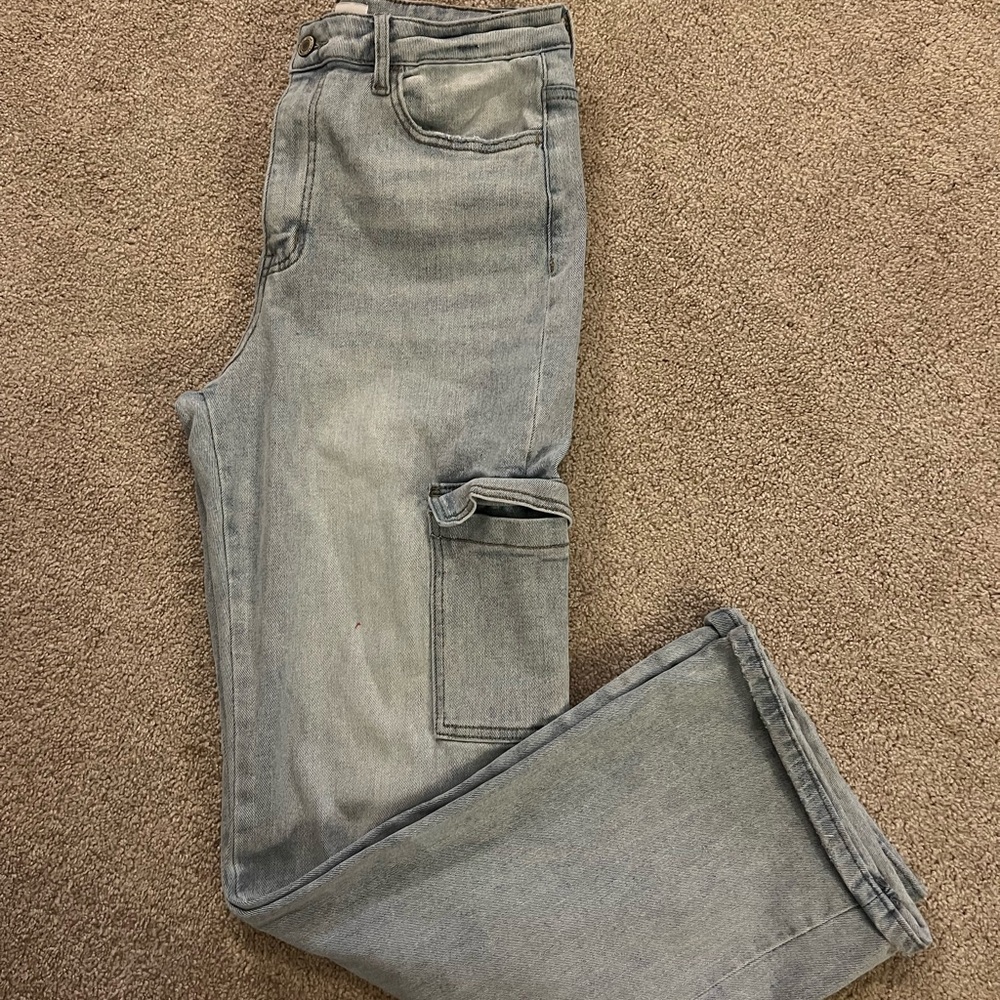 Women's Gray Flare Jeans